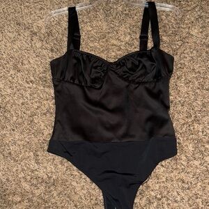Danielle Bernstein Black Bodysuit